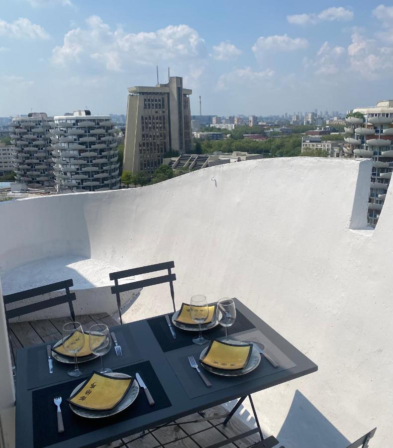 14Eme Et Der Etage "Arty" Avec 2 Chambres Et Vue Panoramique ! Creteil Exterior photo